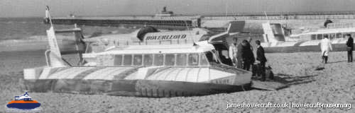 SRN6 with Hoverlloyd -   (The <a href='http://www.hovercraft-museum.org/' target='_blank'>Hovercraft Museum Trust</a>).